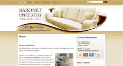 Desktop Screenshot of baronetupholstery.com